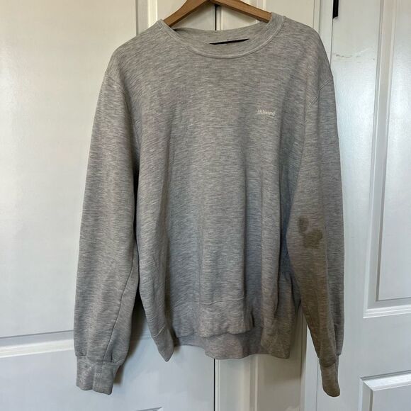 Jjjjound mens crewneck grey size x large winter sweater vintage lux K329 - Picture 1 of 5
